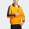 Adidas Спортивная приталенная куртка с узором и принтом Мужская верхняя одежда Оранжевый HE9889