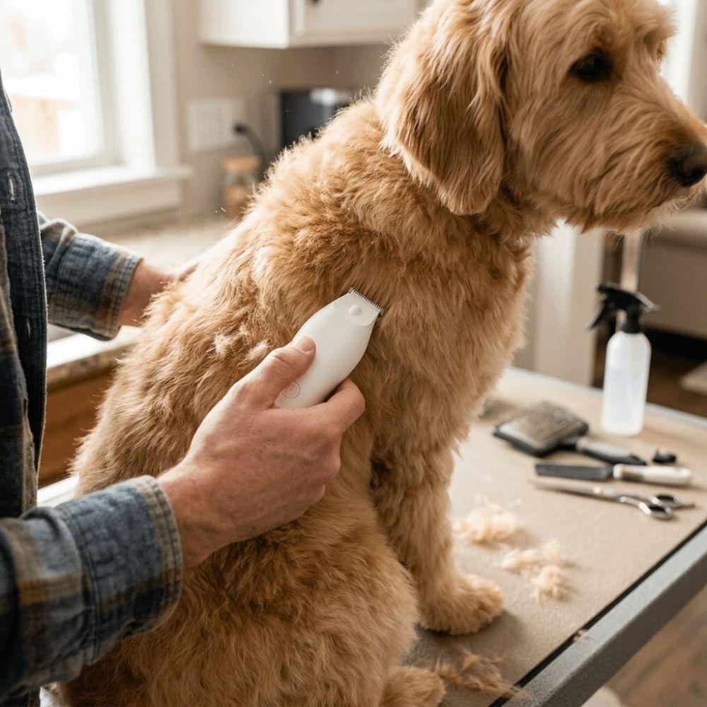 Cordless Pet Grooming Trimmer Low Noise Cat Shaver Safe Pruning Pet Hair Clipper for Cats and Dogs