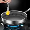 316 Stainless Steel Pan Non Stick Frying Pan Frying Pan Uncoated Induction Cooker Gas Universal