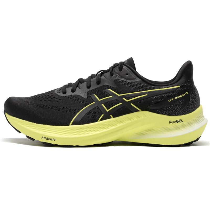 Asics Мужские кроссовки GT 2000 12 Black Glow Yellow 1011B691-003