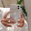 Чехол для телефона с милым медведем на кронштейне для iPhone SE 2020 SE3 2022 13 12 Mini 11 Pro 7 8 5 6 6S Plus X XR XS Max, мягкий держатель-подставка