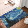Twelve Sunflowers Carpet Retro Art Flower Anti Slip Floor Mat Kitchen Bedroom Entrance Carpet Home Party Warm Decoration
