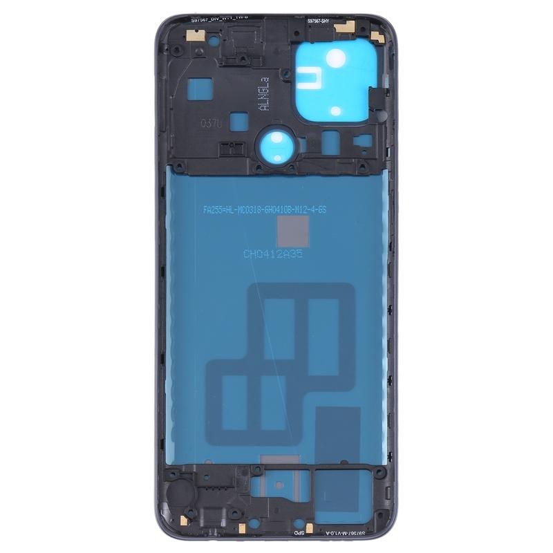 Задняя крышка аккумулятора для OPPO A15/A15S/A35 со средней рамкой, запасные части корпуса задней двери
