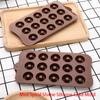 3D Donut Silicone Gummy Mold 15 Cavity Donut Ring Maker Mold Kitchen Tools