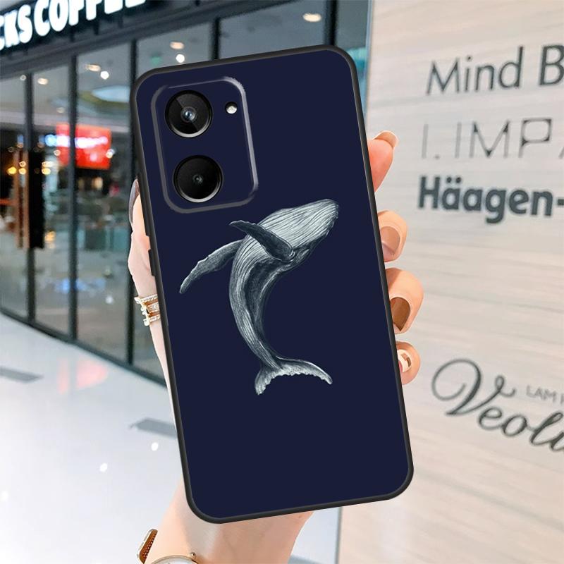 Whale Fish Wave Sea Case For Realme 15 Pro 12 11 13 14 Pro Plus GT6 GT7 C55 C51 C53 C25 C63 C61 C65 C67 C71 C75