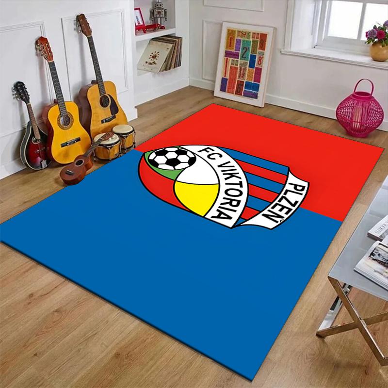 FC Viktoria Polyester Carpet, Soft Indoor Mat for Office Chair, Living Room, Computer Desk - Decorative Home Office Rug Design