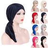 Women Muslim Stretch Turban Hat Chemo Cap Hair Loss Head Scarf Wrap Cap