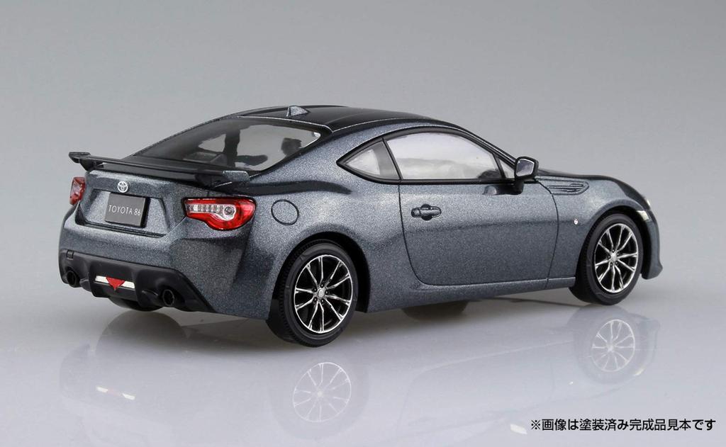 Aoshima Bunka Kyozai Масштаб Серия The Snap Kit Toyota 86 Темно-серый металлик Сборная модель из пластика 1/32 Предварительно окрашенная 03-C