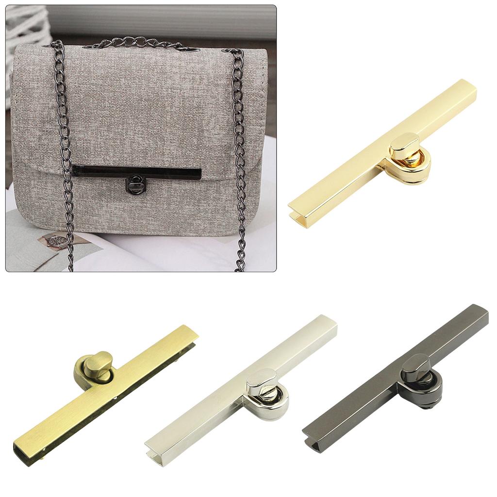 Fashion Metal Twist Lock Clasp 9.5CM for Handbag Craft Practical DIY Bag Hardware Purse Lock Replacement