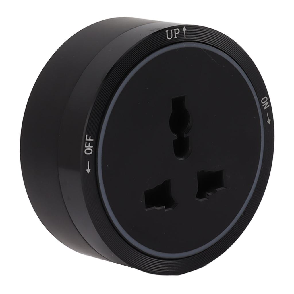 Electrical Outlet Track Socket Black Horizontal Removable Electrical Wall Extension Outlets Adapter