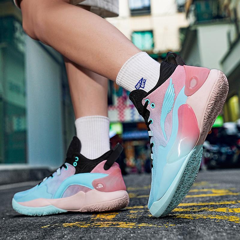 Противоскользящие профессиональные боевые баскетбольные кроссовки, новые молодежные студенческие противоскользящие дышащие амортизирующие спортивные кроссовки