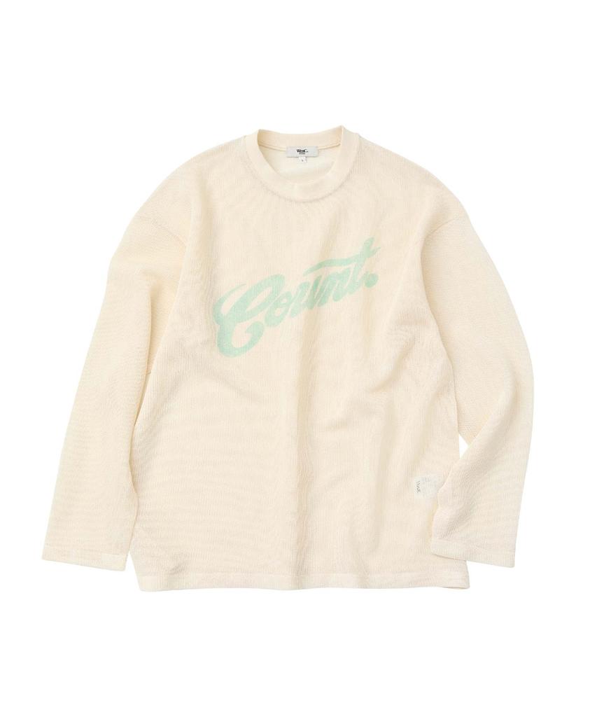 WMC Crochet Crewneck Knit_Ivory