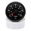 0~120℃ 2" 52mm Water Temperature Gauge with 7 Color Backlight Water Temp Sensor 1/8NPT for Marine Car Boat RV Camper 12V24