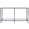 Vidaxl Stolik Konsolowy, Przezroczysty, 140X35X75,5Cm, Szkło Hartowane
