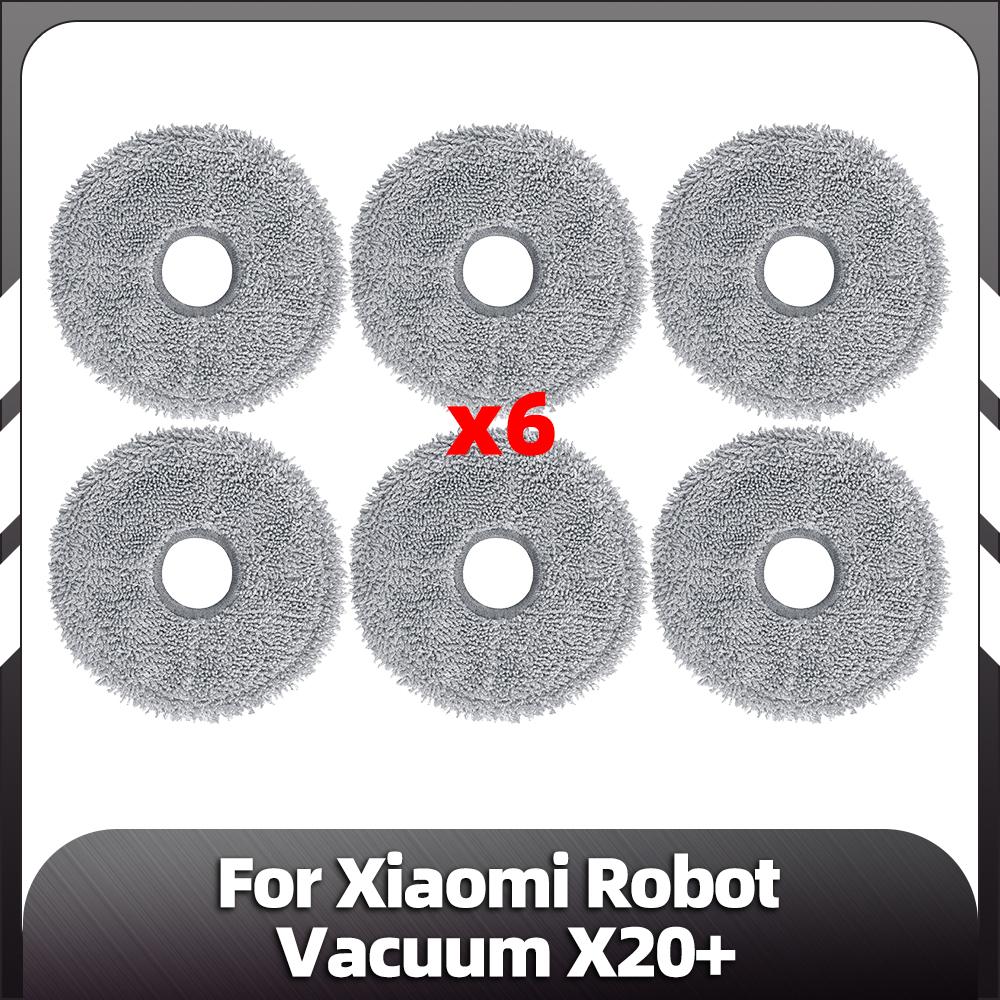 Совместимость с Xiaomi X20+ Robot Vacuum Основная боковая щетка HEPA-фильтр Насадка для швабры Пылесборники Запасные части Аксессуары