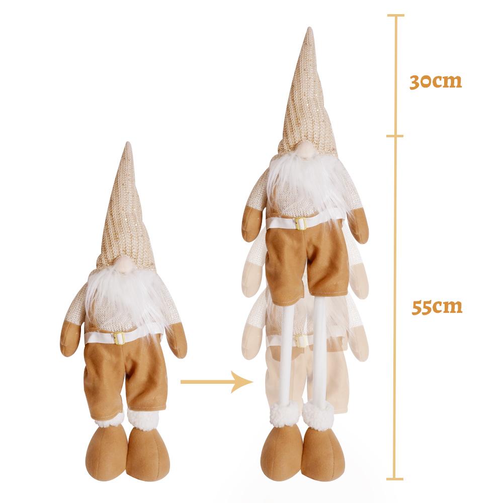 Stretch Gandalf Plush Christmas Dolls Kids Christmas Gifts Garden Dwarf New Year Navidad Home Ornament Christmas Tree Decorations