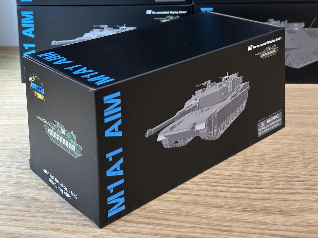 Dragon 63182 Танк M1A1 AIM Abrams Корпуса морской пехоты США, 2-я экспедиционная бригада морской пехоты, 8-й танковый батальон, Готовая модель