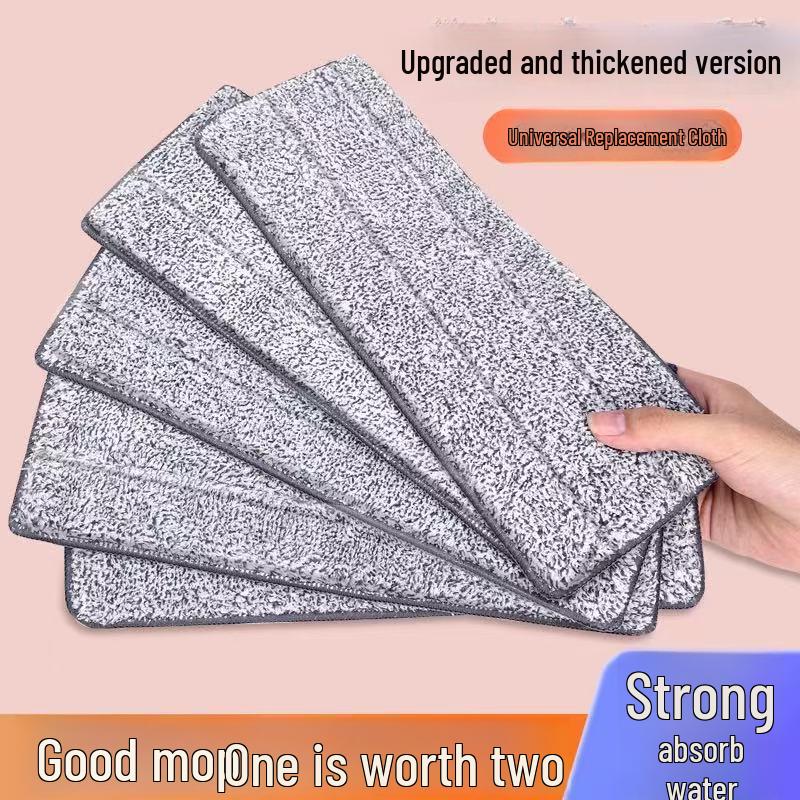 Плоская швабра двойного назначения с функцией «свободные руки» и сменной салфеткой на липучке