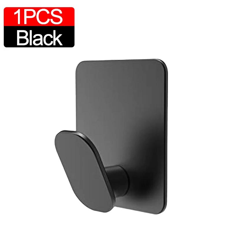 10/1 шт. Настенные крючки из нержавеющей стали Крючок для халата в ванной Самоклеящийся Держатель для ключей Вешалка для одежды Держатель для полотенец Кухонный Крючок для ванной Многоцелевой