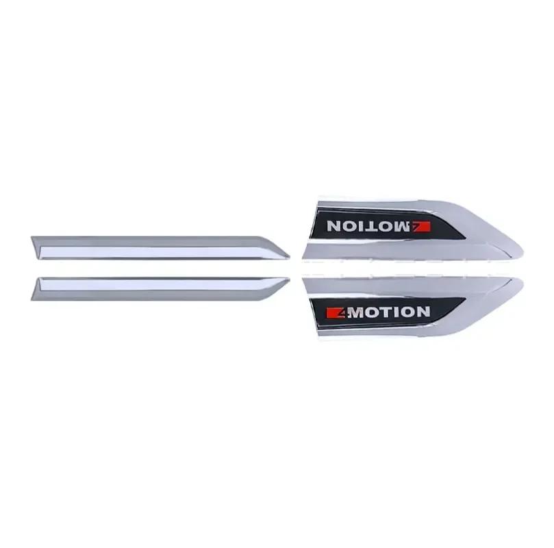 4 шт. Rline GTI 4MOTION логотип автомобиля боковое крыло эмблема значок бампер полосы наклейка для Polo Golf Jetta Touran Tiguan Passat Beetle