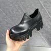Мода Новый Дизайн Повседневная Обувь Кожаные Дерби Обувь Толстая Подошва Увеличивающая Рост Женская Обувь Деловая Офисная Дизайнерская Обувь