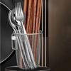 Drainable Kitchen Cutlery Holder Hanging Chopsticks Storage Basket Spoon Fork Cage Rack  Household