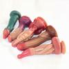 Artificial Silicone Animal Shaped Penis Female Masturbation Apparatus Super Soft Penis Sex Toys for Women