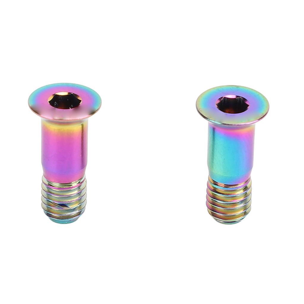 2 шт. велосипедный подшипник шкив винты колеса титановый сплав плоская головка уменьшить пропуск цепи задний переключатель передач руч