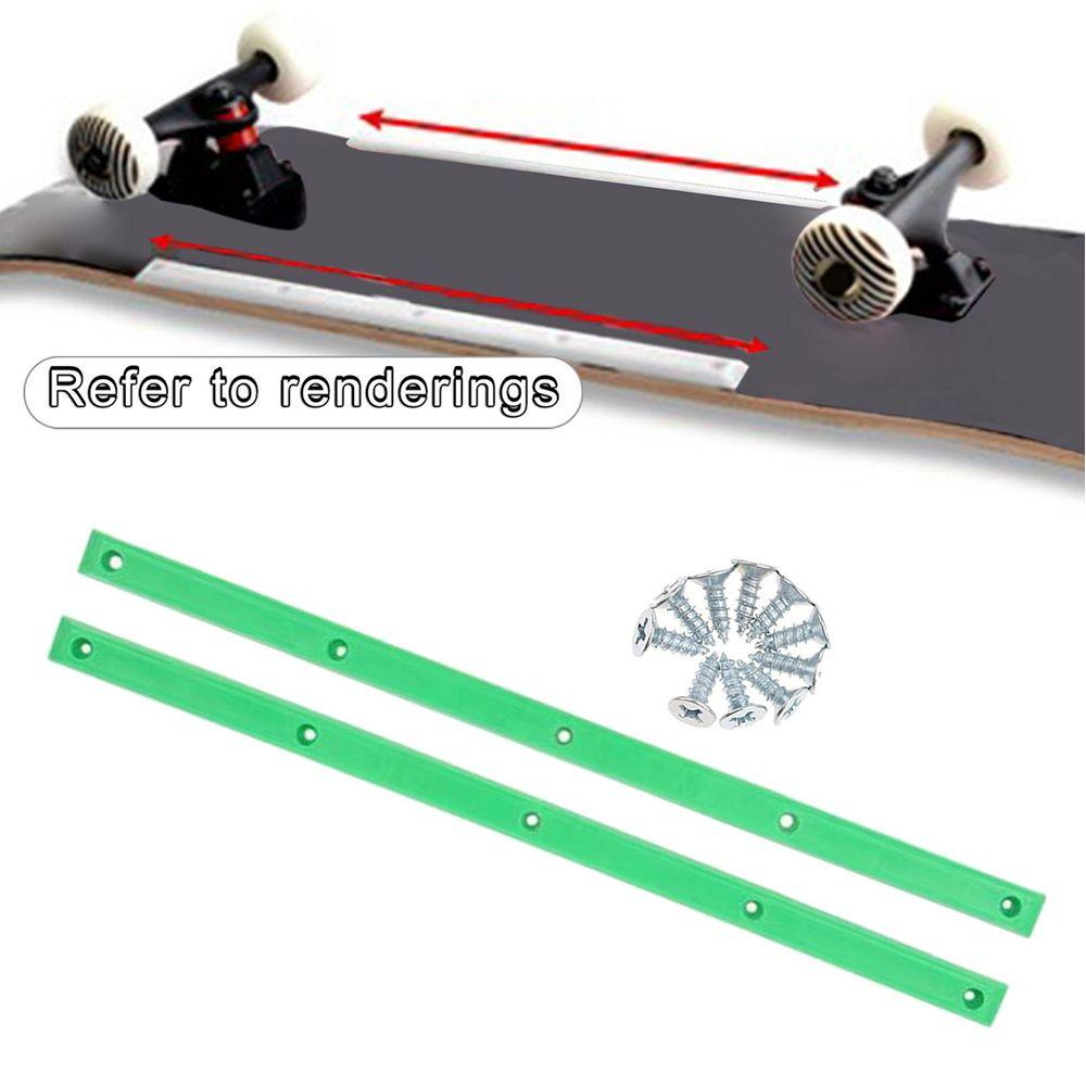 Longboard Accessories Skateboard Rails Anti-collision Strip Edge Protect Strip with Mounting Screws