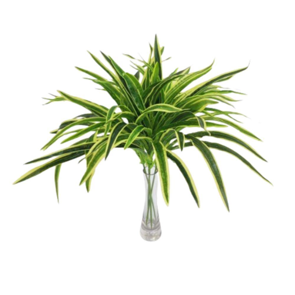 Green Plants Artificial Chlorophytum Plants Plastic Fake Plant  Home Garden Decor