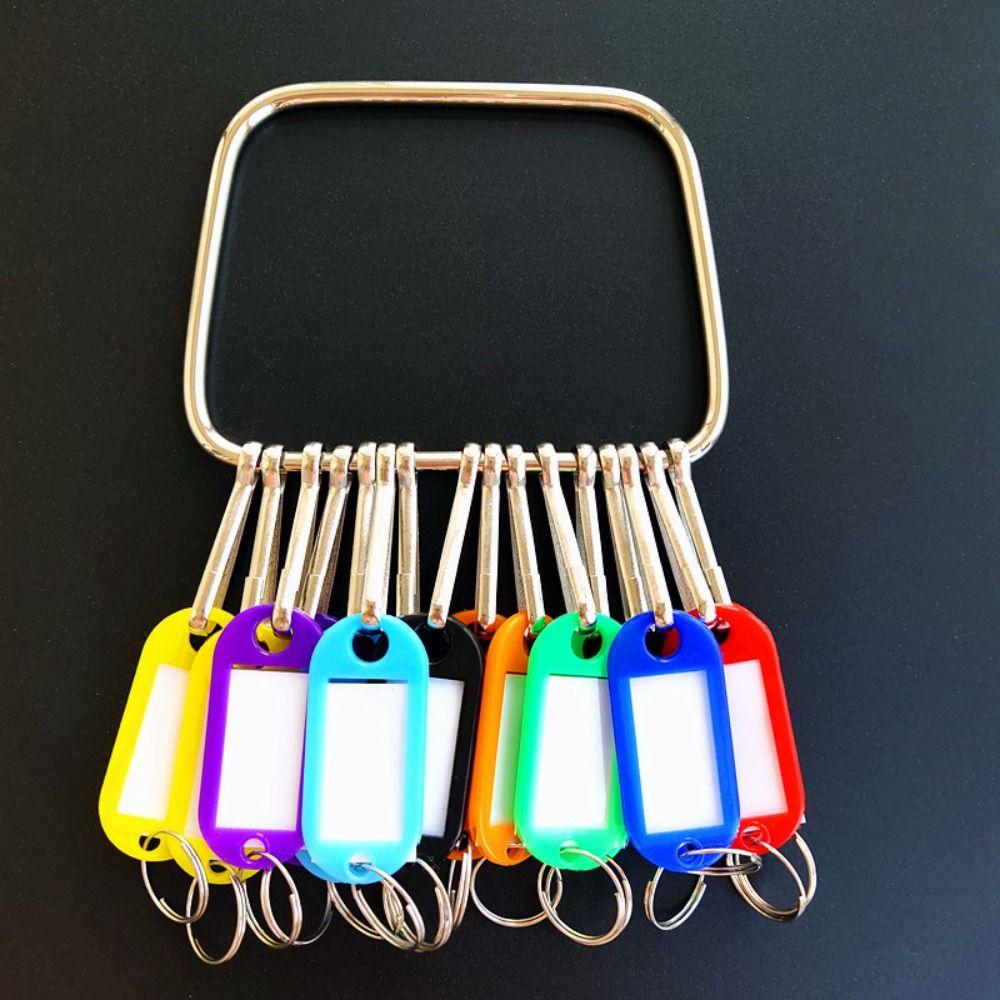 16/26/36 штук Пластиковый брелок для ключей с номерными табличками Брелоки для ключей Бирки для ключей Классификация ключей