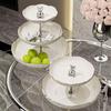 Элегантная трехъярусная подставка для десертов и фруктов для дома или ресторана