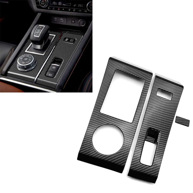 A87Q-Car Consoles Gear Shift Panel Trim Cover for Mitsubishi Outlander LHD Central Control Frame Decor Sticker