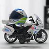 Joint Mobility Simulated Motorcycle Rider Doll Movable Figurine Model  Car Ornament