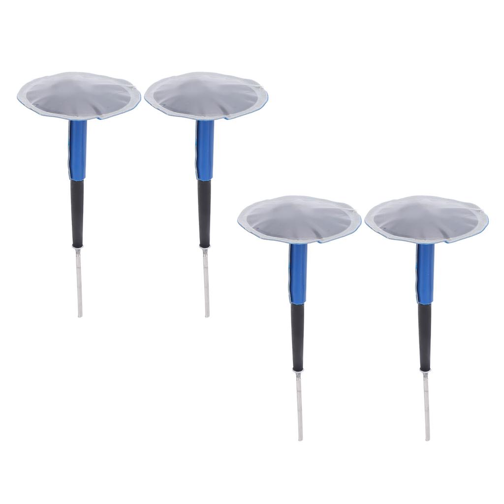 24pcs Tire Patch Plug Rubber Steel Tire Repair Patch Mushroom Plug for Repairing Cycle Car