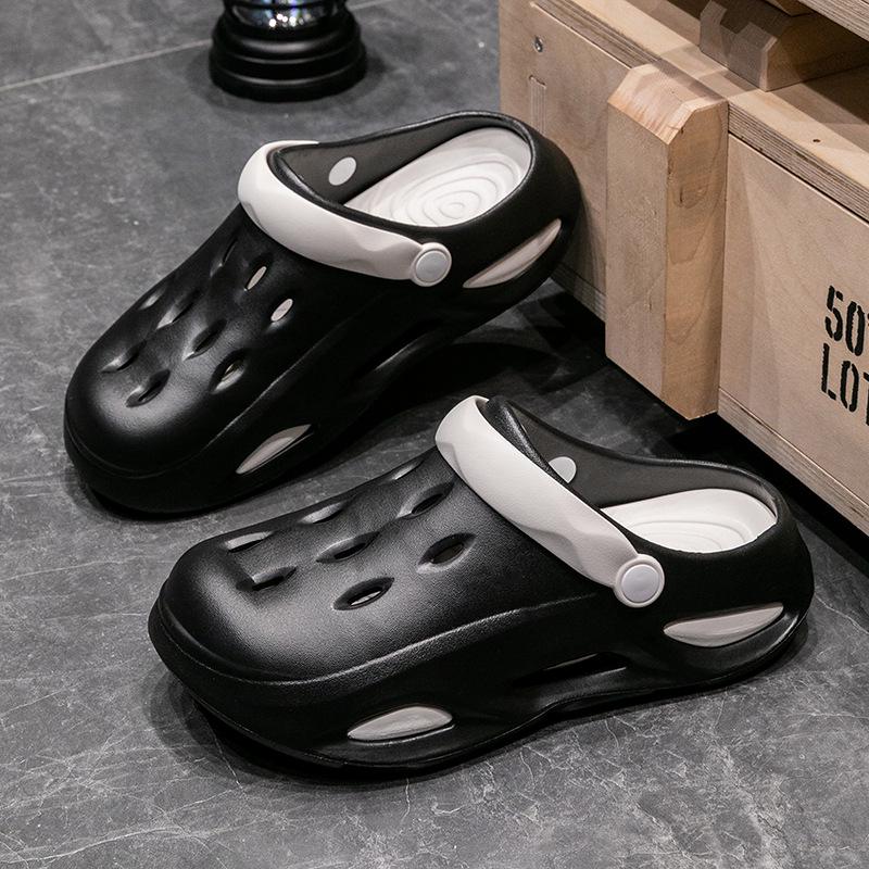 Женские садовые клоги на толстой подошве с нескользящей подошвой - Съемный комфорт для лета, пляжа и улицы