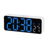 Digital Alarm Clock with Date Temperature LED Display and Timer Adjustment Brightness Battery Operated for Bedroom Table
