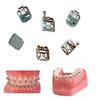 Dental Orthodontic Passive Self-Ligating Brackets Braces With Buccal Tube Mini MBT Roth 0.022 Hooks 345