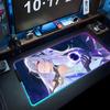 Skirk Игровой коврик для мыши RGB Большой светодиодный коврик Настольный коврик для ПК Светящийся коврик для мыши Большие коврики для клавиатуры Настольный коврик с подсветкой