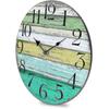 12 Inch Silent Wall Clock Battery-powered No Ticking Vintage Wooden Wall Clock - PP