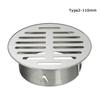 Anti-blocking Round Rain Pipe Cap Balcony Drainage Cover Roof Floor Drain Drainage Plumbing Fitting