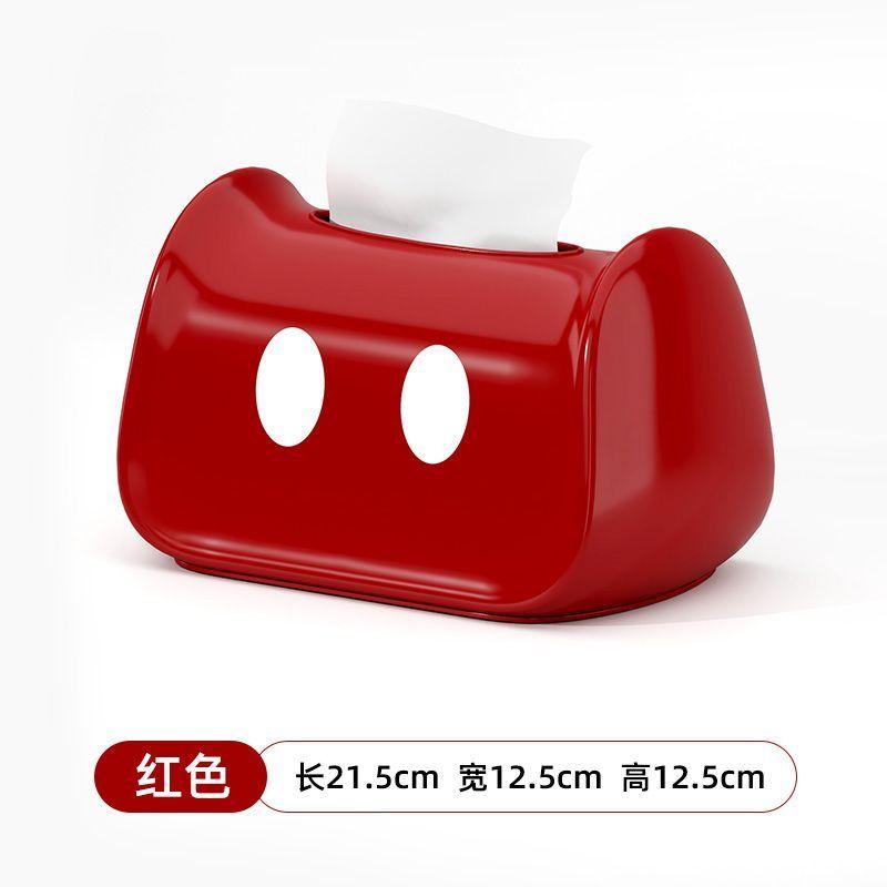 Cream Style Tissue Box Creative and Cute PP Tissue Case Living Room Dining Room Desktop Napkin Holder Desktop Decoration Gift