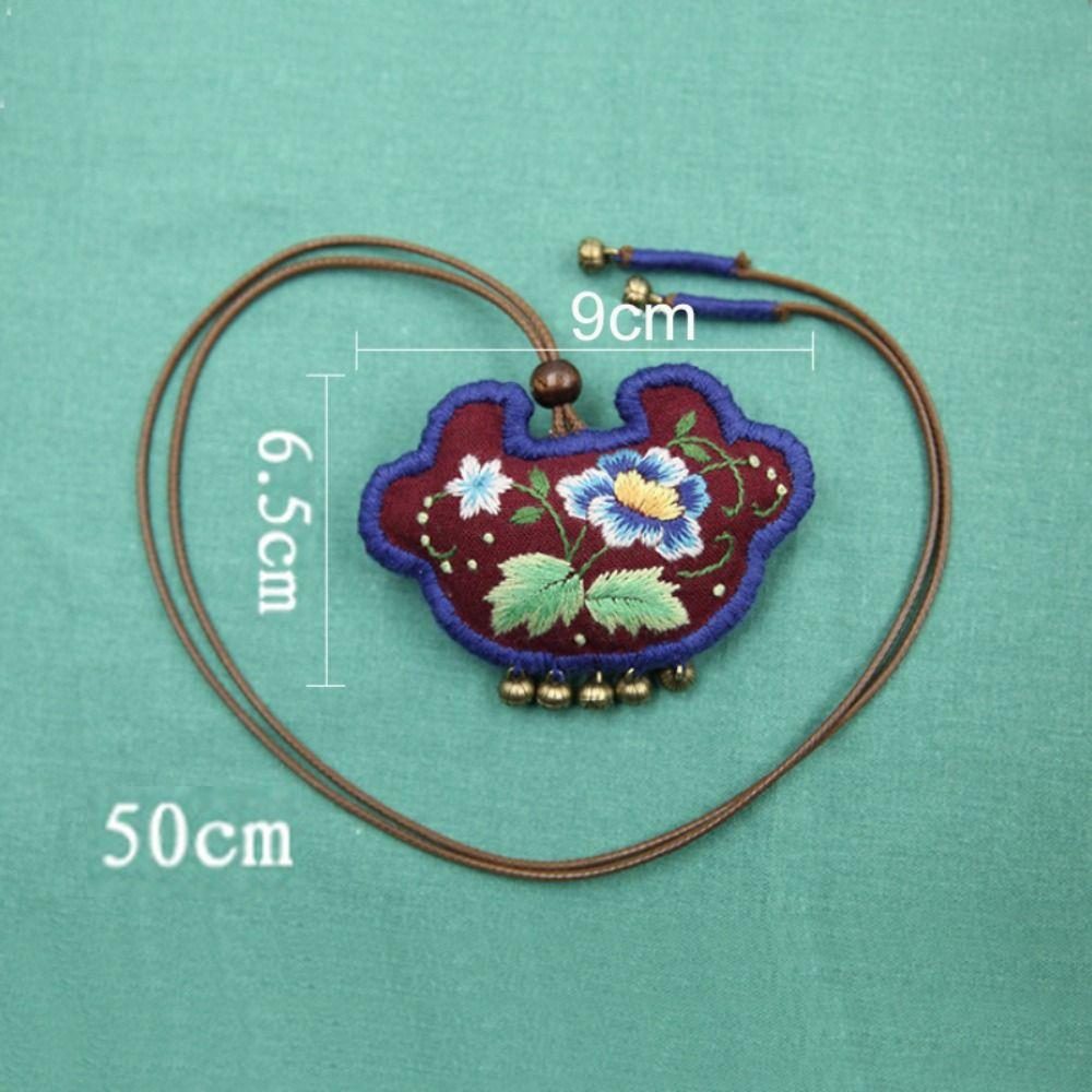 Handmade Embroidered Lucky Bag DIY Kits Hand-stitched Embroidery Set  Beginner