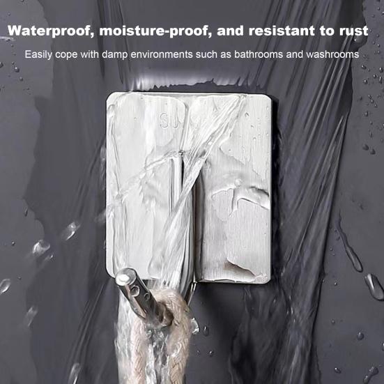 1/6 шт. настенные вешалки из нержавеющей стали прочные самоклеящиеся крючки для полотенец нержавеющие устойчивые к коррозии