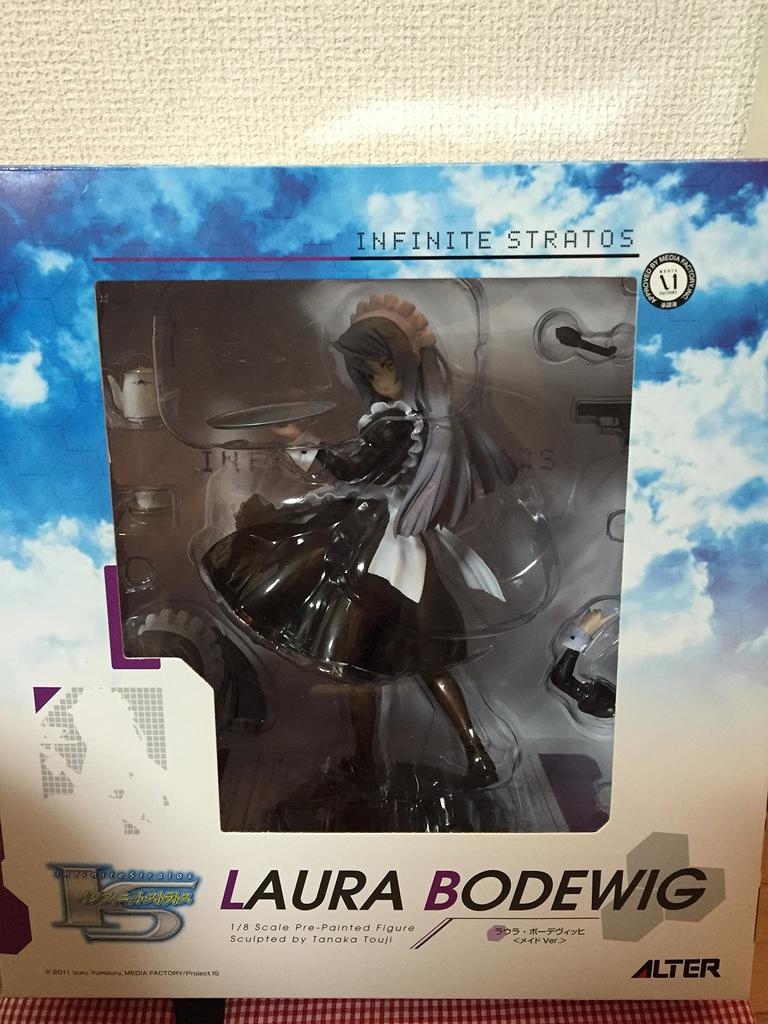 IS Infinite Stratos Laura Bodewig Maid Scale ПВХ окрашенный готовый Ver. (1/8 продукта)
