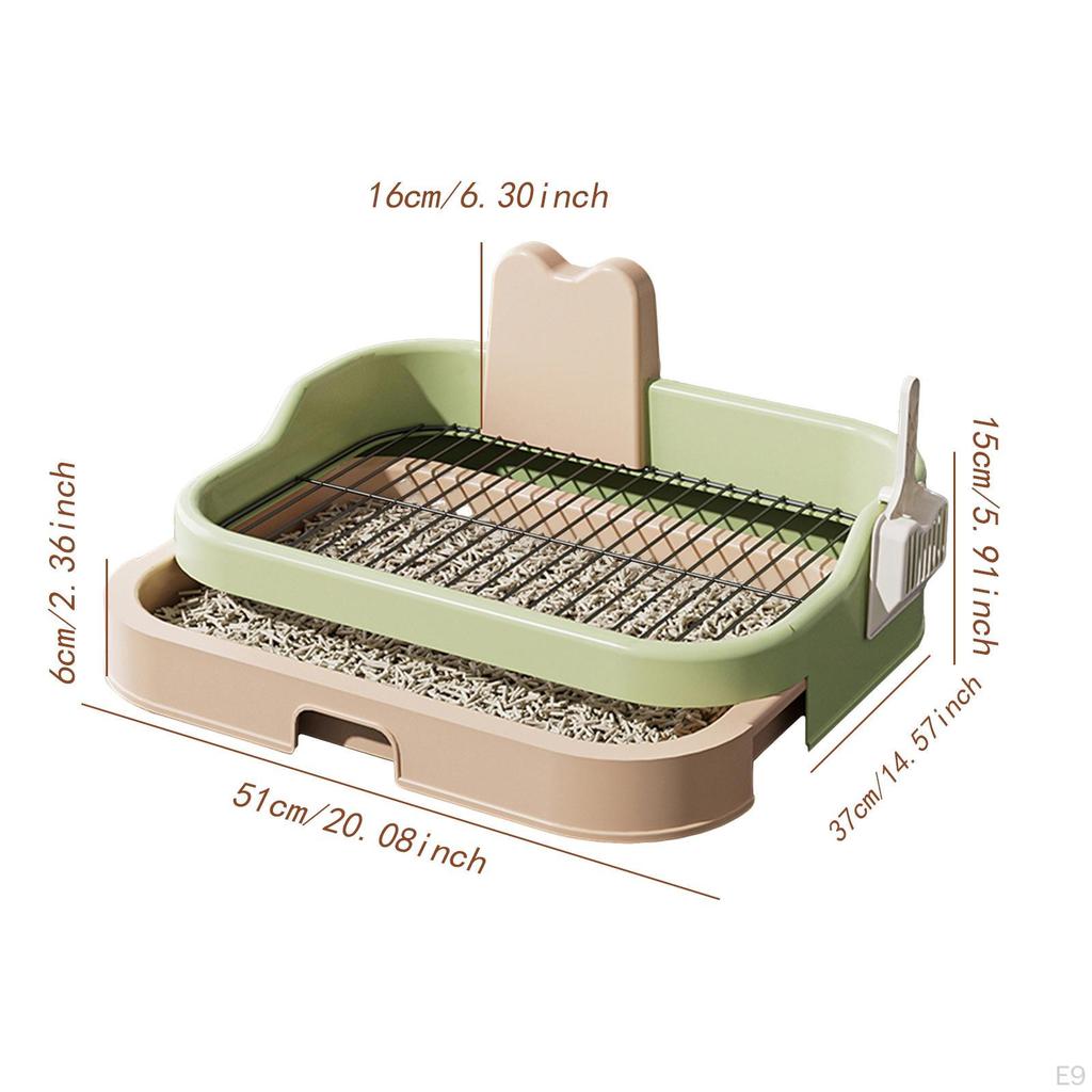 Dog Toilet Potty Tray Raised Enclosure Lightweight Puppy Pee Holder Training Pad