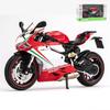1/12 Ducati 1199 Panigale Сплав Модель Мотоцикла Литой Металл Гоночный Мотоцикл Модель Звук Свет Украшение Детская Игрушка Подарки