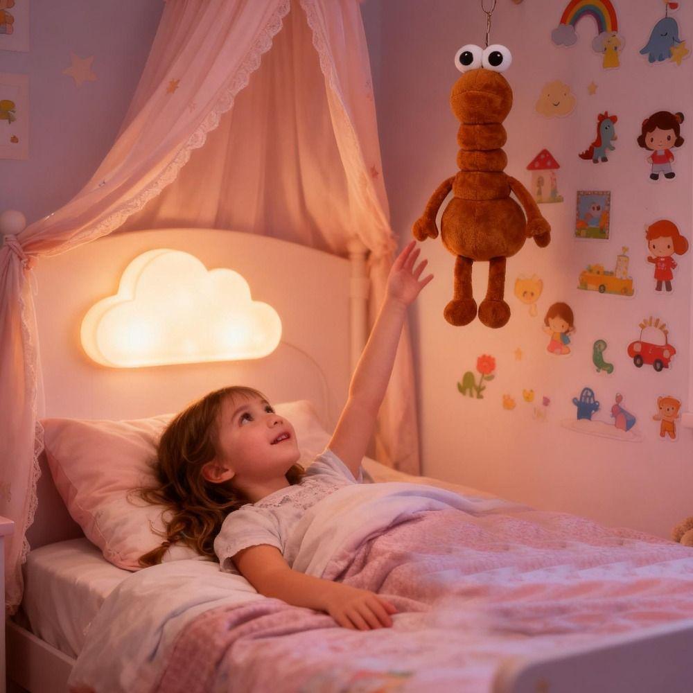 Soft Marcus the worm Plush Skin-Friendly Robert Worm Plush Cartoon Meme Worm Doll Fans Gift