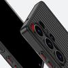 Подходит для чехла мобильного телефона Samsung S25Ultra, рифленый узор с ощущением кожи S24plus, магнитное крепление, металлическая кнопка, нежелтеющий чехол.