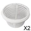 2x 1 Piece Strainer Supplies Effective Fittings Basket Pool Filter Replacement Ground